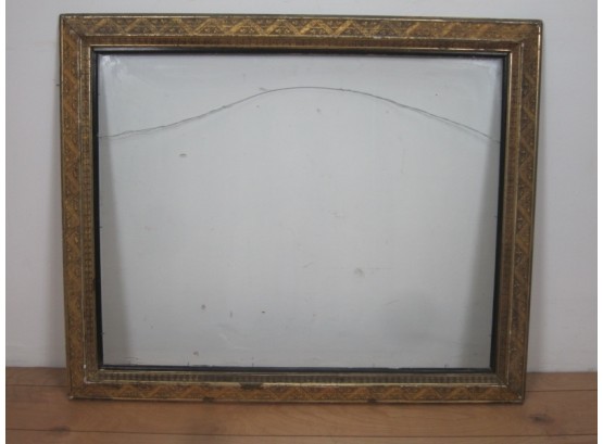 Craved Picture Frame With Glass