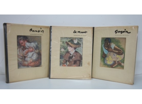 Three Art Books (3) -A.Renoir/E.Manet/P.Gauguin