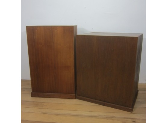 Pair Of Large  Wooden Pedestal (2)