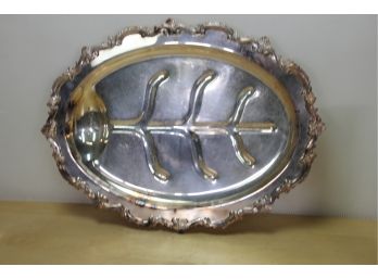 Silver-Plated Turkey Tray (#122)