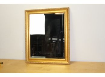 Pair Of Gold Tone Frame Mirror (#124)