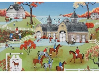 Bergmann Riding Academy Oil Painting By Spencer
