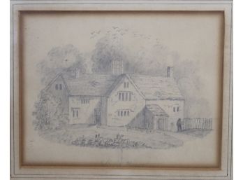 Pencil Drawing Of The 'Milton House '