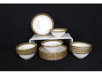 Italy Ceramic  Exclusively For C.Stupel Bowls & Plates