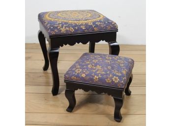 Pair Of Decorative Footstools-NEW