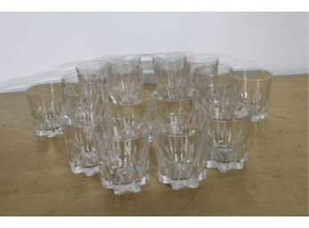 18 Crystal Whiskey Glass Lot
