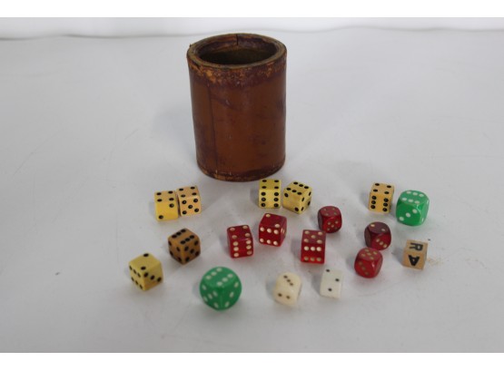 Assorted Lot Of Vintage Dices