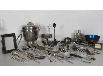 Group Lot Of Silver-Plated Lot