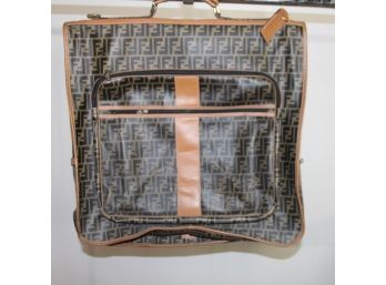 Vintage Fendi Logo Garment Bag (sold As Is)