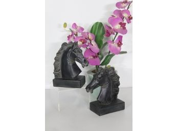 Pair Of Horse Head Bookends