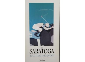 Framed The Saratoga Racing Season 1989 Poster