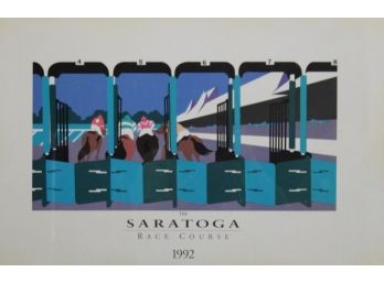 The Saratoga Poster 'Starting Gate ' (1992) Greg Montgomery