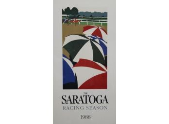The Saratoga Poster 'Rain Or Shine  ' (1988) Greg Montgomery