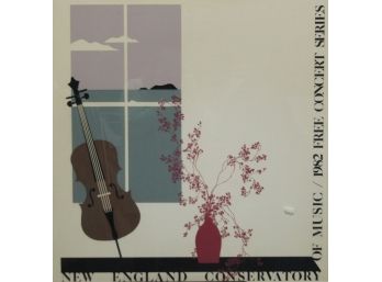 Jan Roy / Poster Of The 1982 New England Conservatory Of Music  Concert