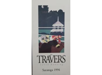 Framed The Travers 125th Running Saratoga 1994 Signed