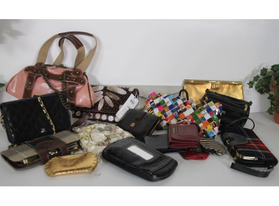Group Lot Of Vintage Bags And Wallets
