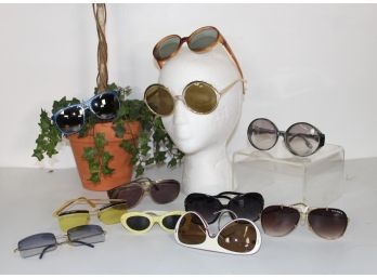 Group Lot Of Vintage Sunglasses