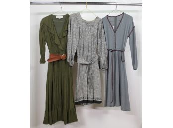 Group Of 3 Vintage Dresses