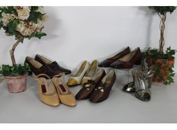 Group Lot Of Vintage Designer Shoes(6)
