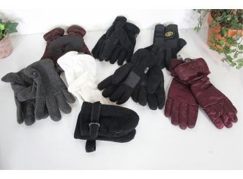 Group Lot Of Ladies Gloves