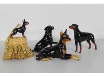 Group Lot Of Porcelain Dogs