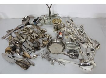 Group Lot Of Silver Plated