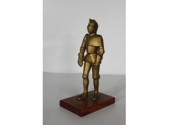 Vintage Figural Medieval Knight Table Lighter 9 1/2'H