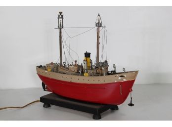 Vintage  Tug Model Boat-Electrified