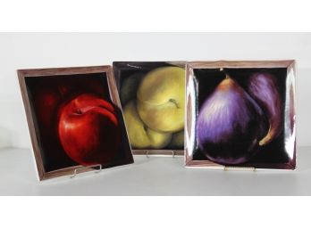 3 CERTIFIED INTERNATIONAL - Fruit Gallery Jay Mercado Platters