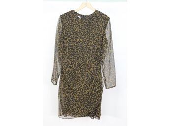 Vintage Claude Rene Leopard Dress
