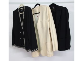 Group Lot Of 3 Ladies Jackets