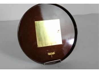 Oriental Lacquer  Plate 9 1/2'Round