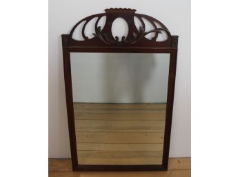 Vintage Mahogany Carved Mirror