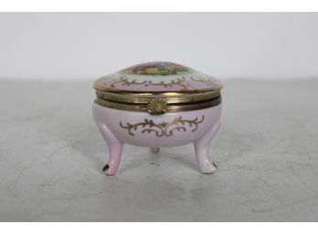Vintage Victorian Ardco Trinket Box-Porcelain
