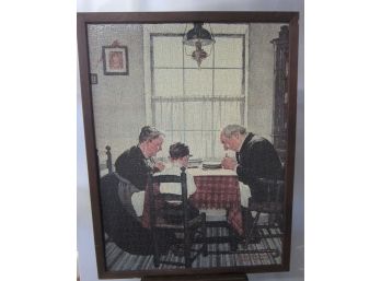 Framed Norman Rockwell Puzzle #4