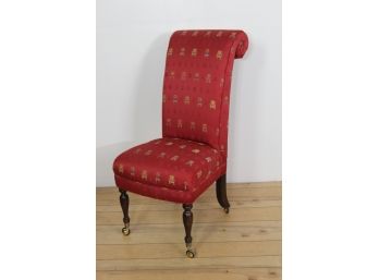 Upholstered  High Back Accent Chair