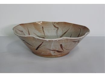 Large Oriental Pottery Bowl