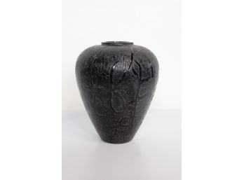 Black Glaze Vase - 10 1/2'H