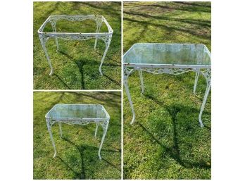 3 Vintage  Wrought Iron Tables
