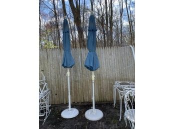 2 Umbrellas With Stands