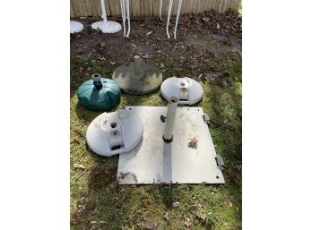 Group Lot Of Umbrella Stands