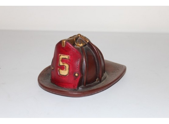 Vintage Firefighter  Helmet Bank