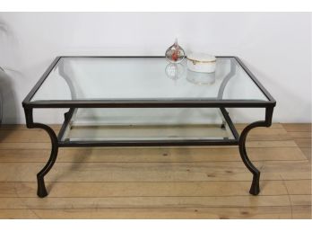 Two Tier Glass Coffee Table