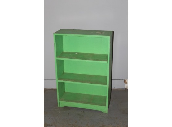 Green Painted Bookcase