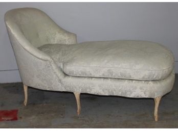 Vintage  French Provincial  Chaise Lounge Goose Down Cushion
