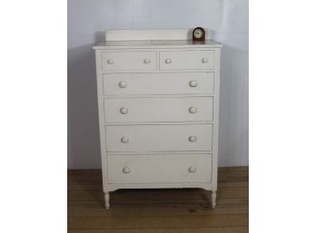 White Painted Vintage Chest