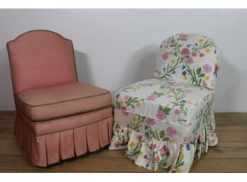 Pair Of Vintage  Vanity Chairs