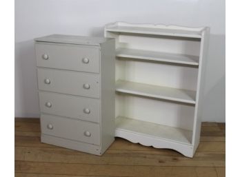 Pair Of White Painted Furniture