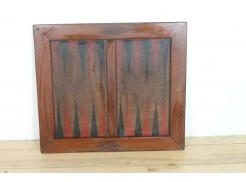 Vintage Backgammon Game Table  Top