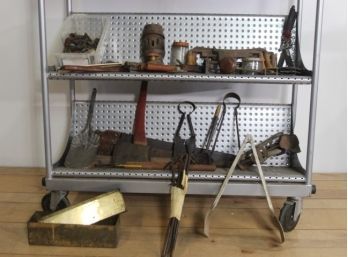 Shelf Lot Of Vintage Tools